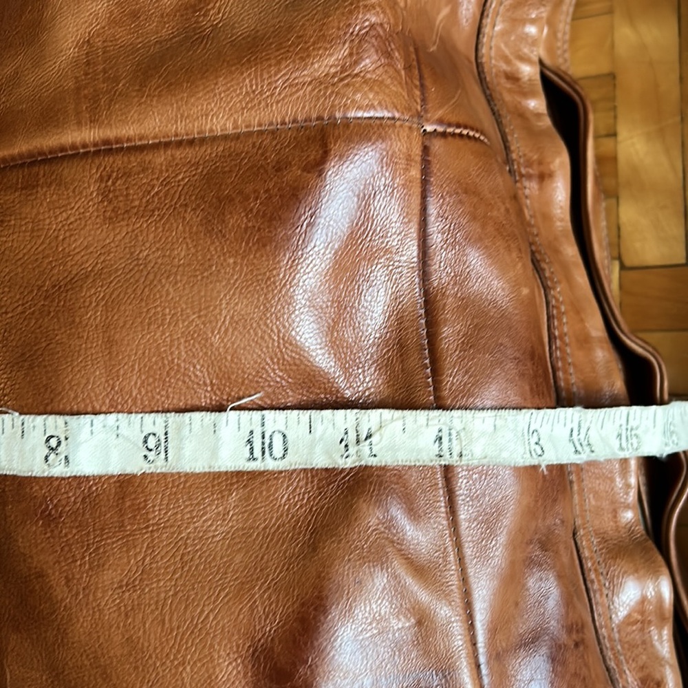 A.S 98 hobo large crossbody bag in camel colour - Picture 14 of 14